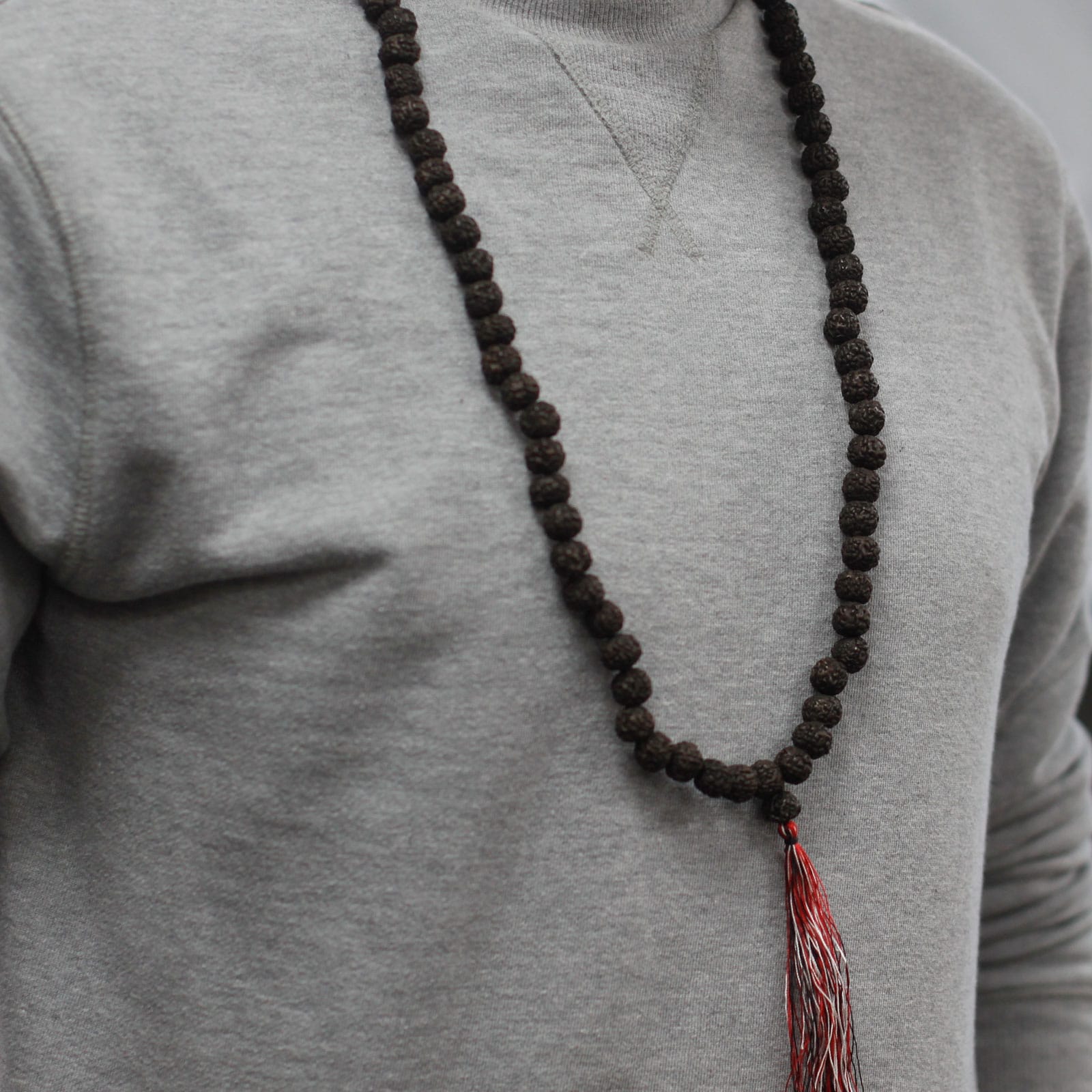166083 108 Rudraksha Mala tmavý – foto produktu