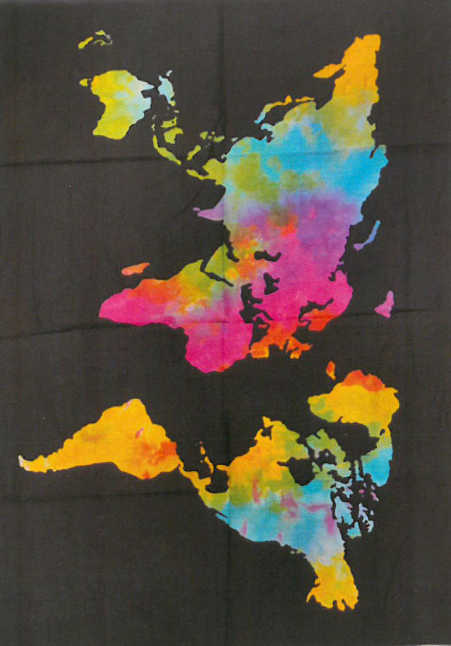 Bavlnené Nástenné Závesy - Svet