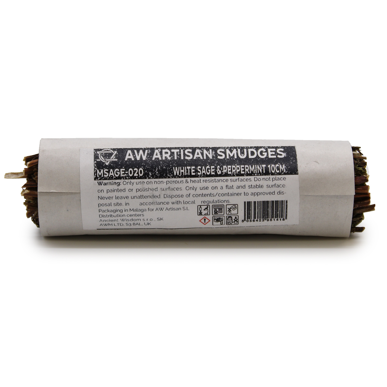 Balené Vykurovacie Zväzky - Biela Šalvia & Mäta 10cm