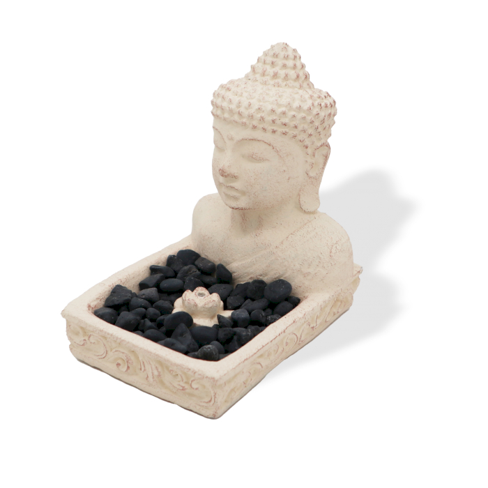 Stojan na Vonné Tyčinky Buddha Feng Shui - Krémový