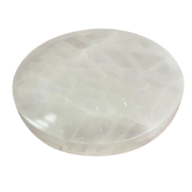 Stredná Selenitová Podložka 10cm - Čistá