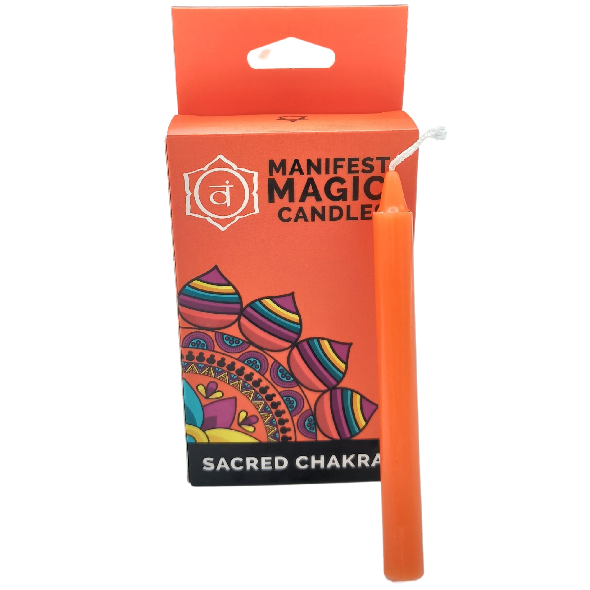 226150 Celofarebné oranžové magické sviečky – 12 ks