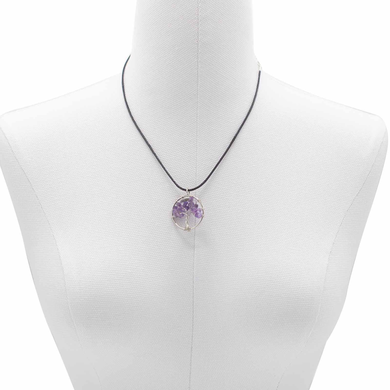 Prívesok Strom Života - Ametyst