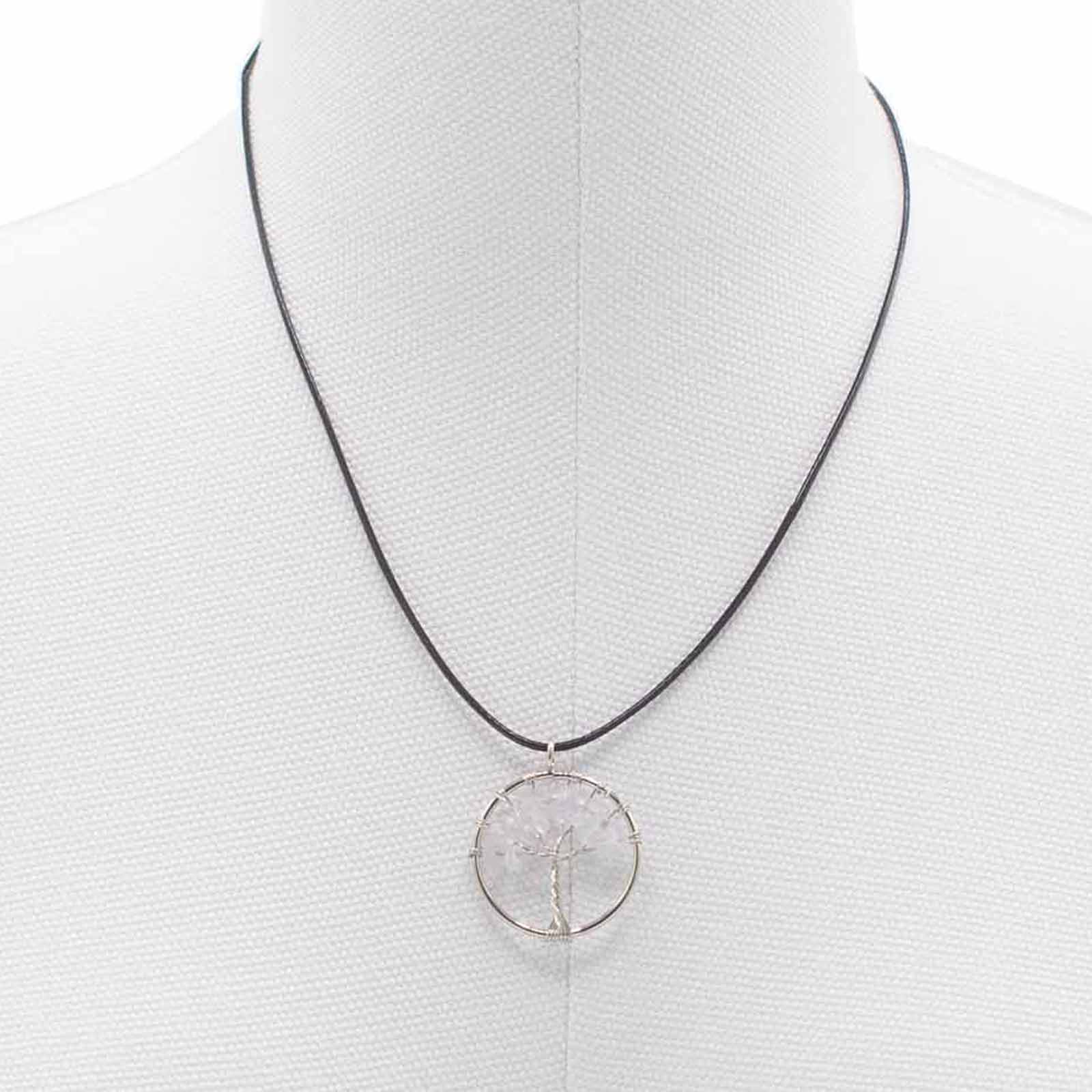 Prívesok Strom Života - Skalný Krištáľ