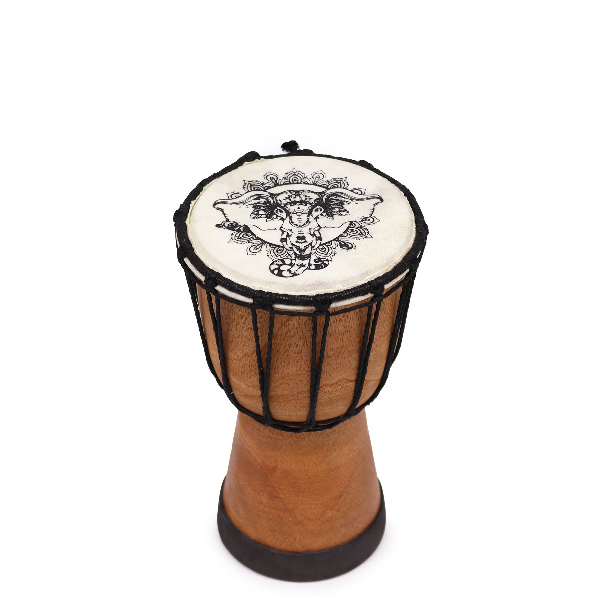 Ručne Vyrobený Bubon Djembe -  Výška 20cm