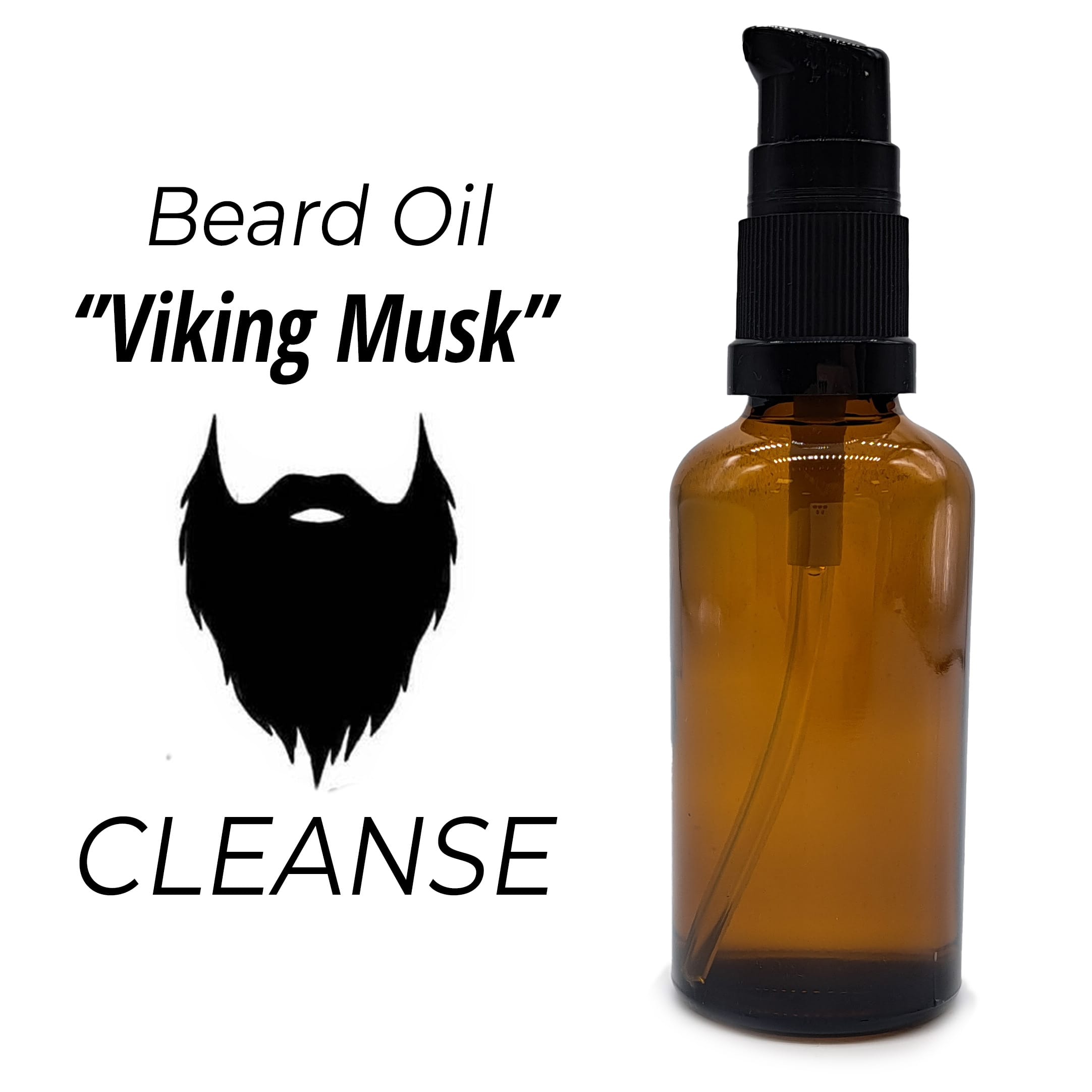 234151 Olej na bradu 50 ml bez etikety – Vikingské pižmo (Očisti)