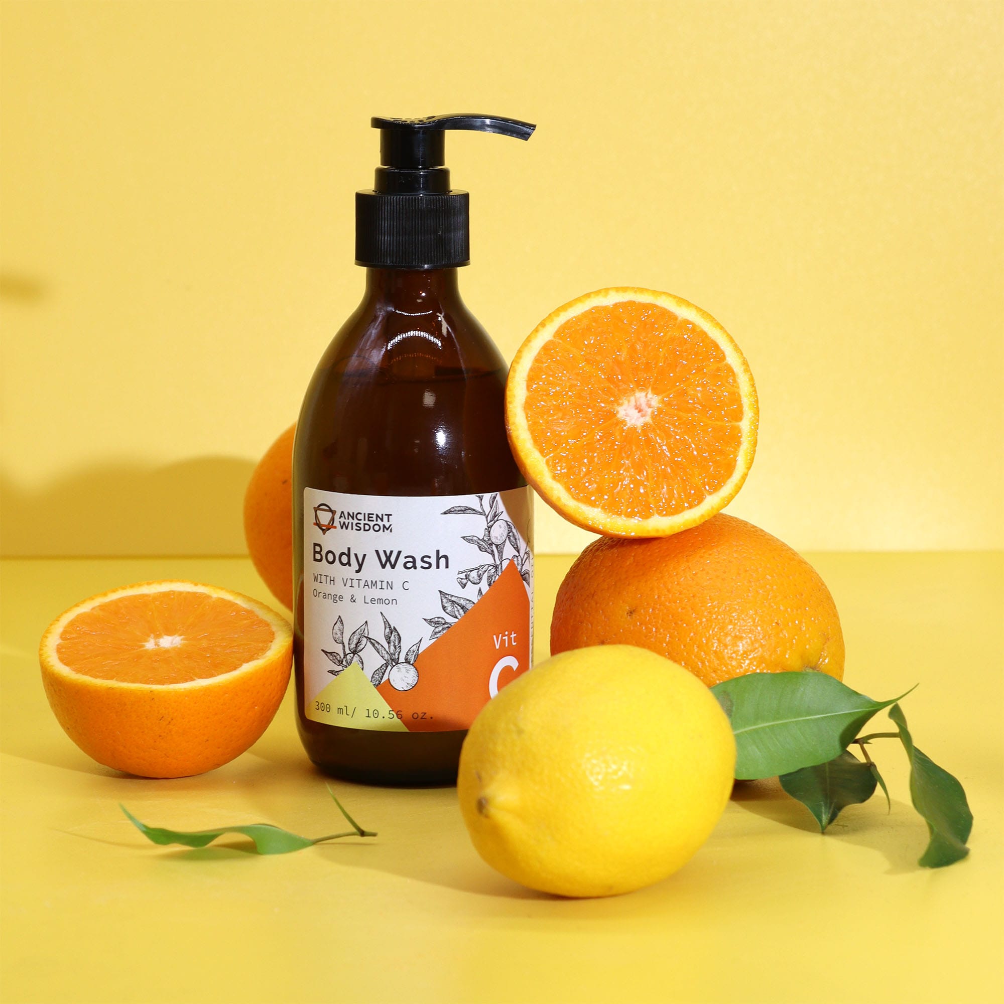 250797 Sprchový gél s vitamínom C s pumpičkou – Pomaranč a Citrón