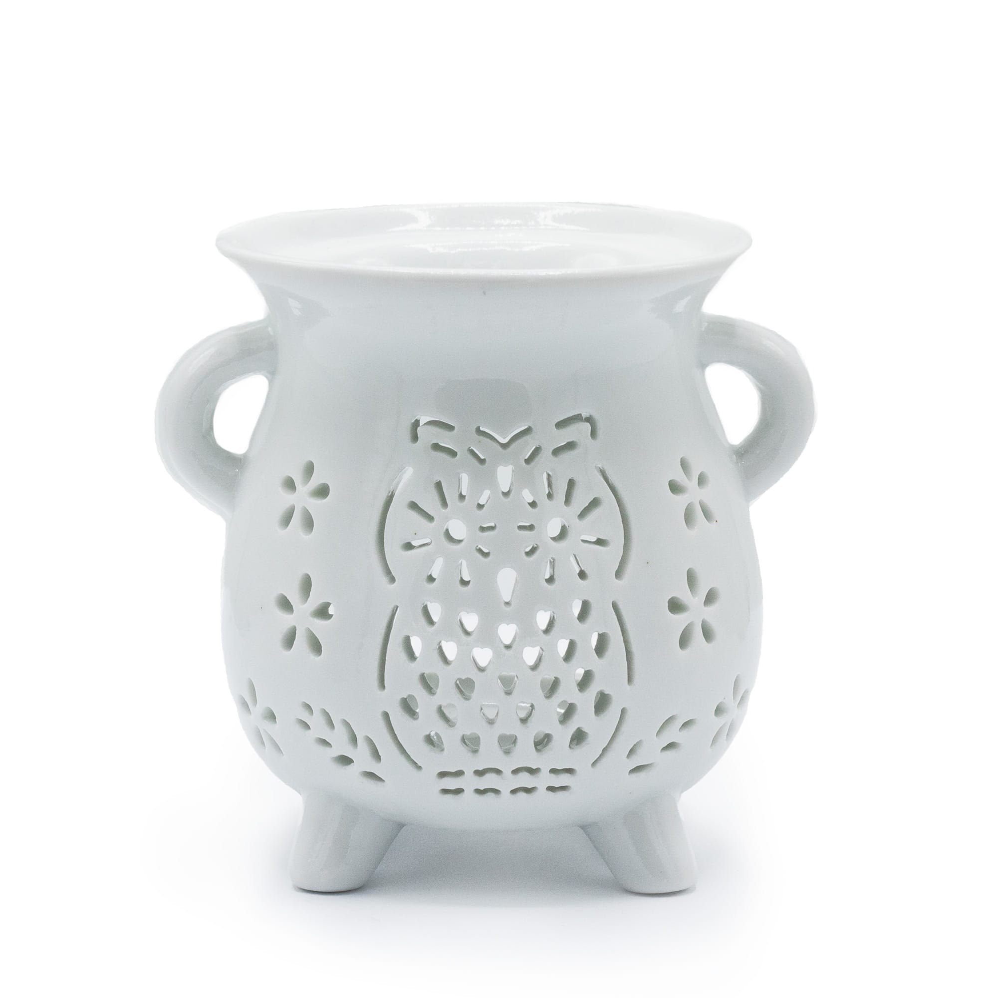 253181 Kotlíková aroma lampa sova biela (OB-304)