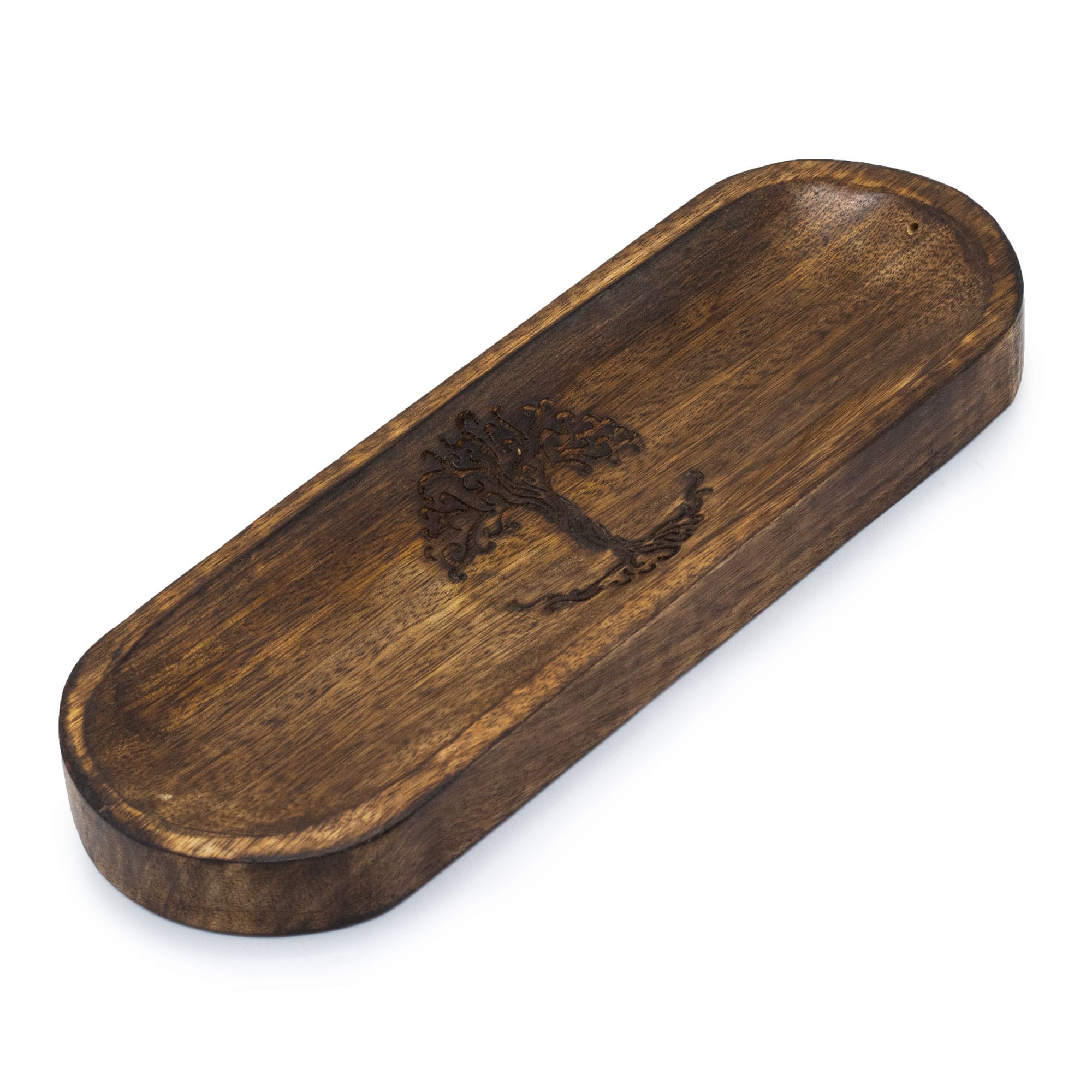254075 Drevený stojan na vonné tyčinky 30×10 cm – Strom života (ISH-251)
