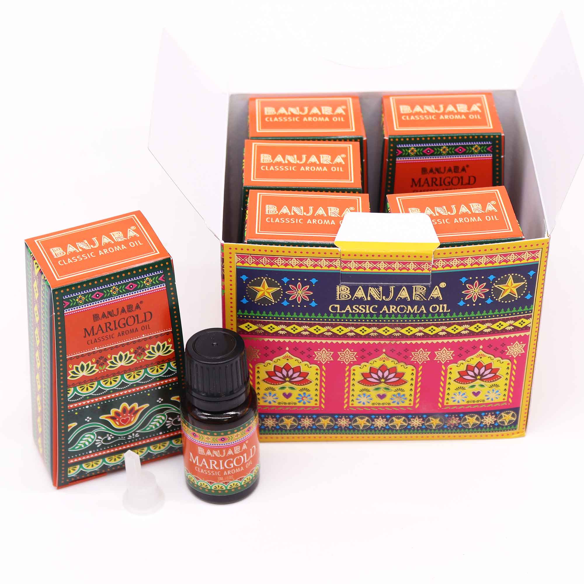 255839 Banjara vonný olej Nechtík 10 ml – výhodné balenie 6 flakónov (BanjFO-06)