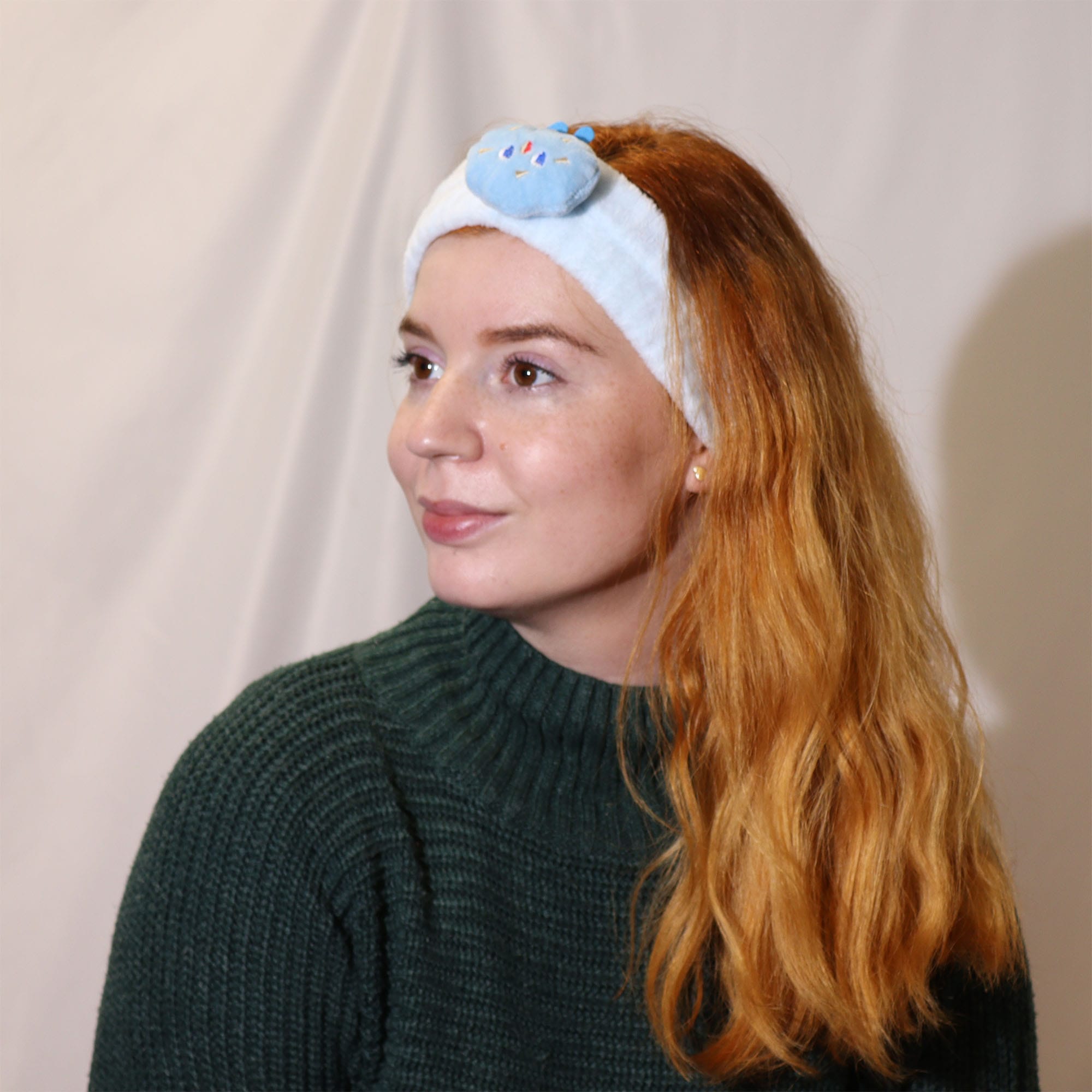 257955 Plyšová make-up čelenka Toast a Priatelia (rôzne) – roztomilý dizajn