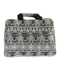 Polstrovaná Taška na Notebook (Motív Slonov) 33x24x3cm