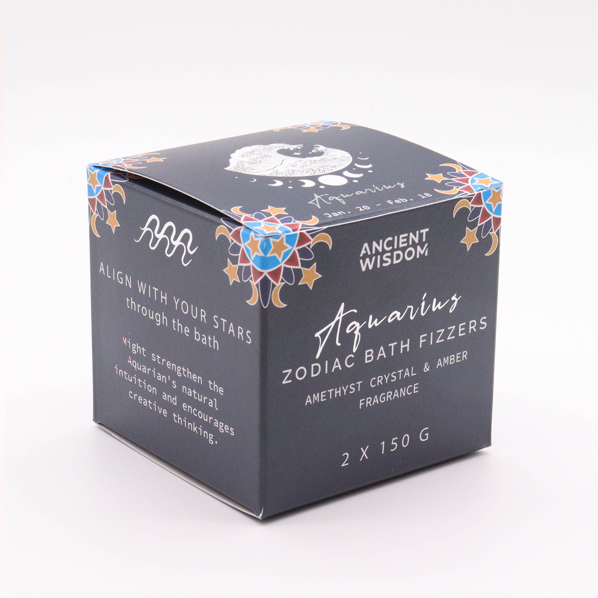 Zverokruhová Šumivá Tableta do Kúpeľa s Horoskopom - Vodnár