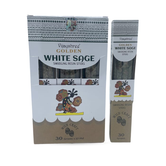 263315 Živicové vonné tyčinky biela šalvia Golden 30 g (6 ks)