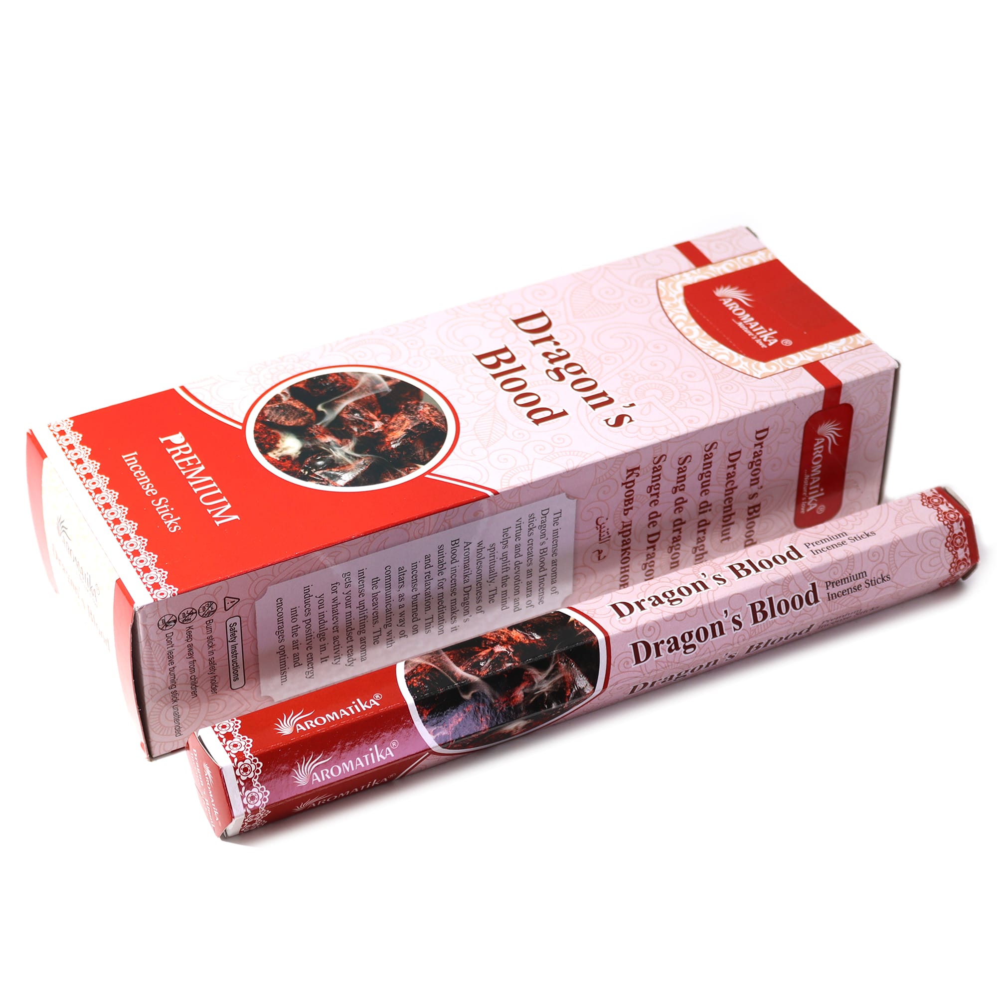 265003 Aromatika Hex vonné tyčinky Dračia Krv bez uhlia – detail balenia