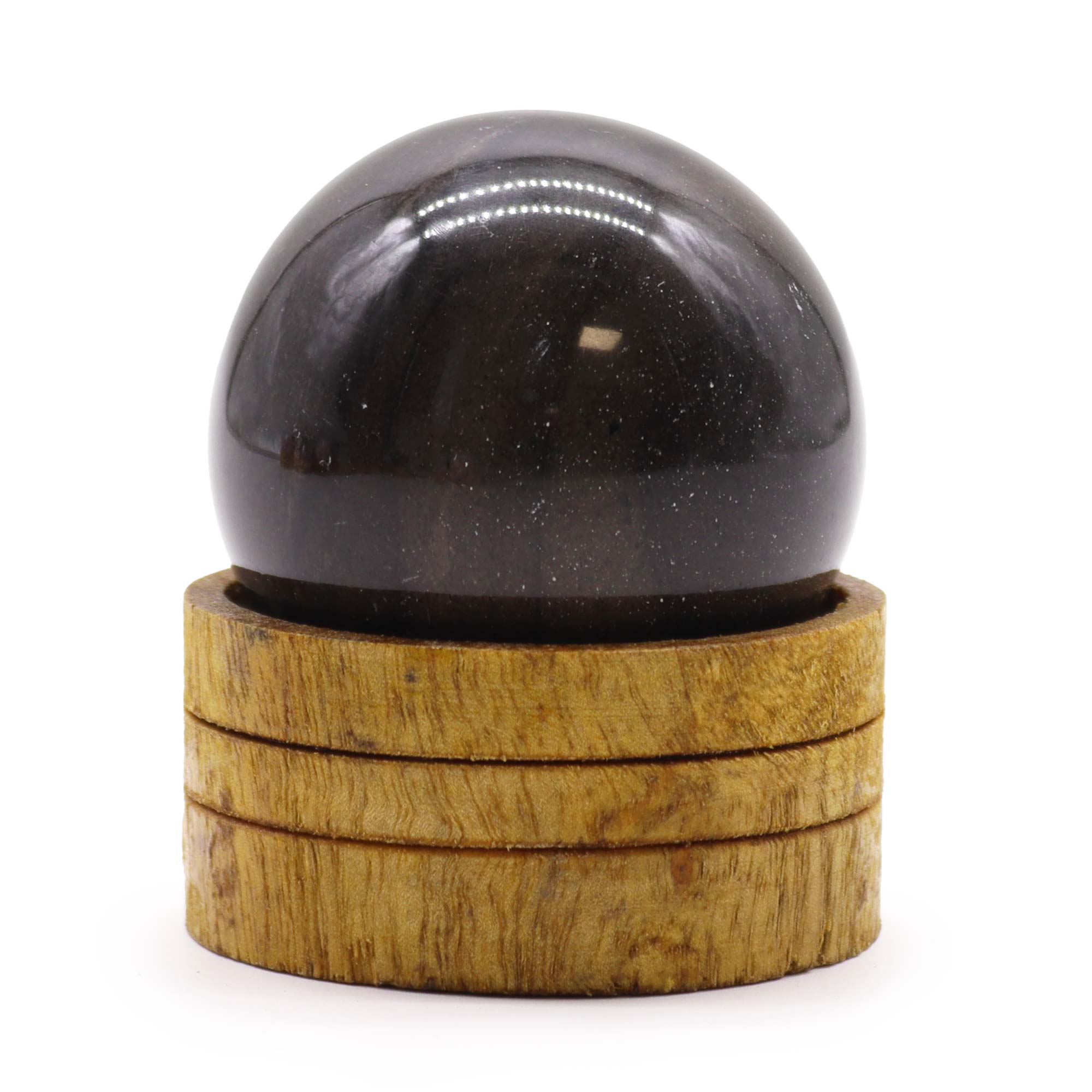 Krištáľová Guľa z Drahokamu 50mm - Oceánsky Achát so Stojanom