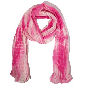 Letná šatka ružová Party Shine 180×50 cm | Nomad Sari