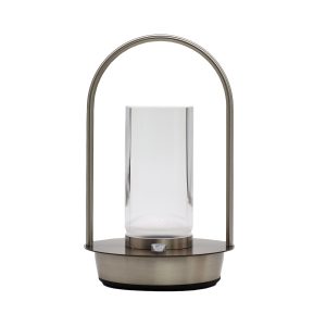 Dotyková lampa USB-C – krištáľový lampáš, nabíjateľná