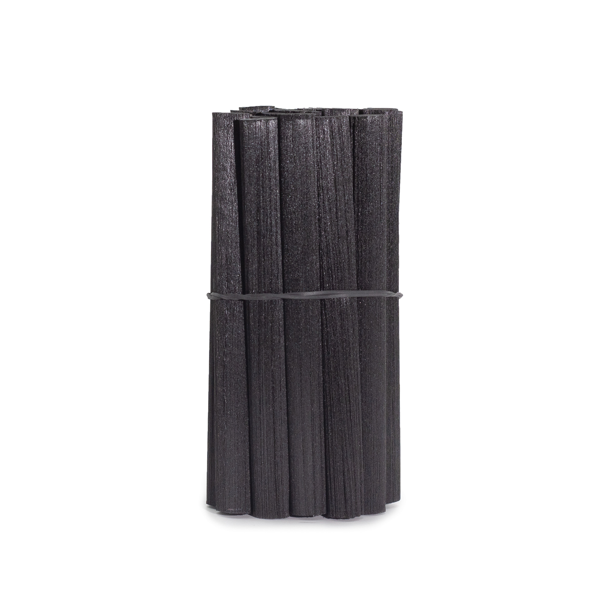 Zväzok 15 mm x 15 cm – (približne 20) – Čierne Hrubé Vláknové Tyčinky