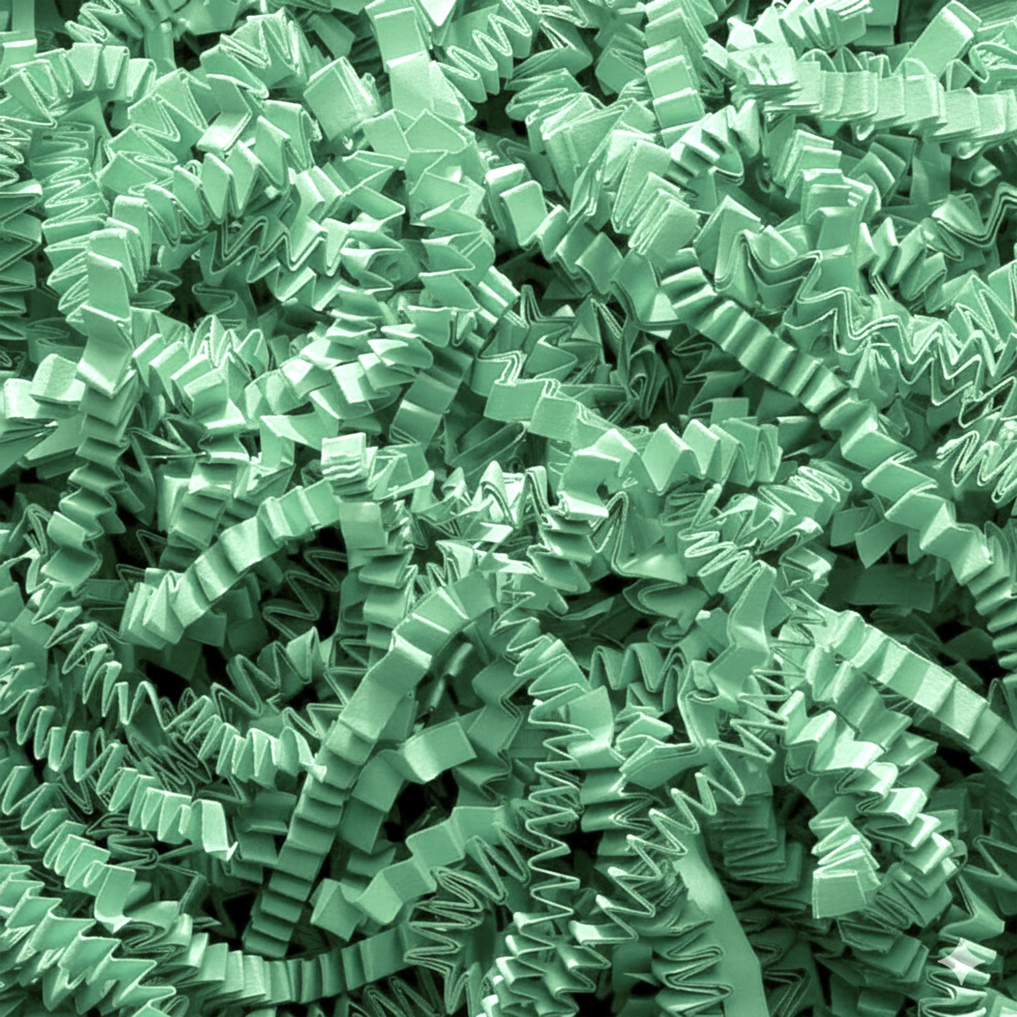 ZigZag DeLux Papierová Striž - Zelená (1KG)